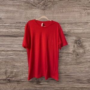 Bella Canvas Classic Red Men's XL T-Shirt